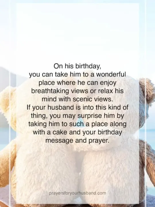 A Birthday Prayer for My Husband