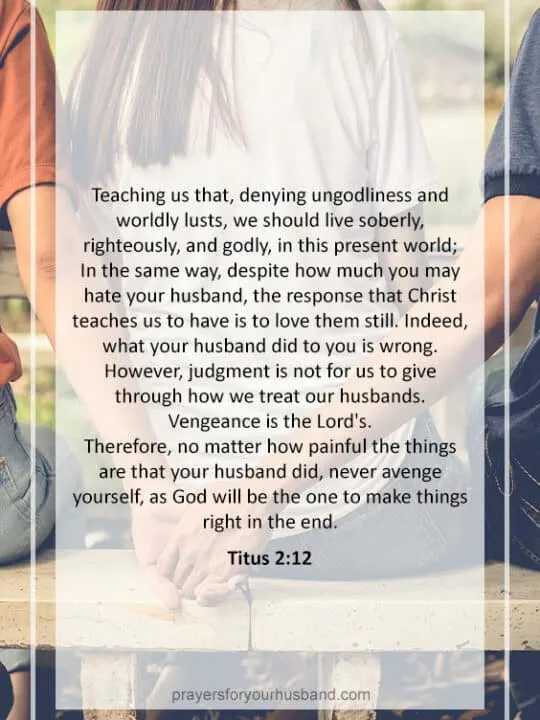 A Cheating Husband Prayer