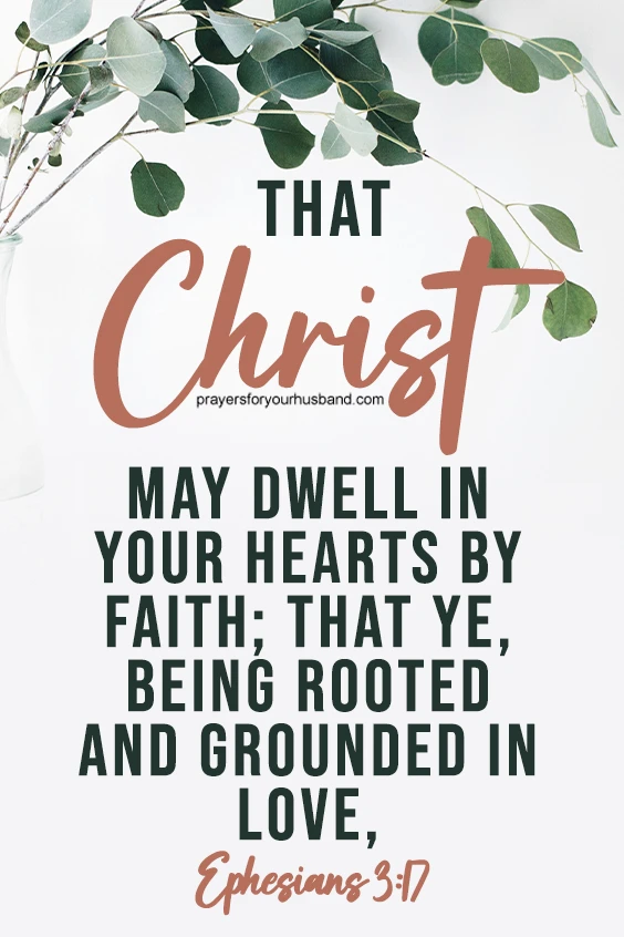 Heavenly Father, I praise You and thank You for my dear husband's life. He is a wonderful gift to me and our family