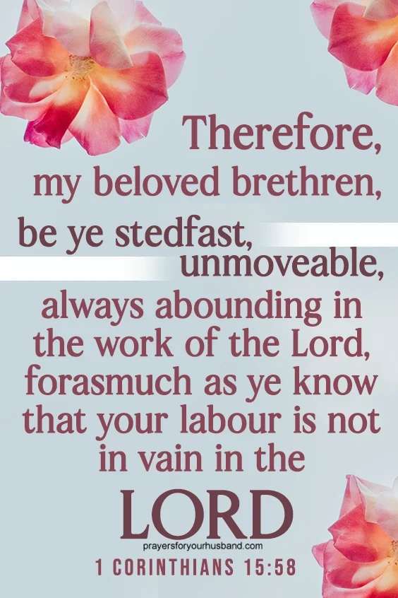 Heavenly Father, I praise You and thank You for my dear husband's life. He is a wonderful gift to me and our family