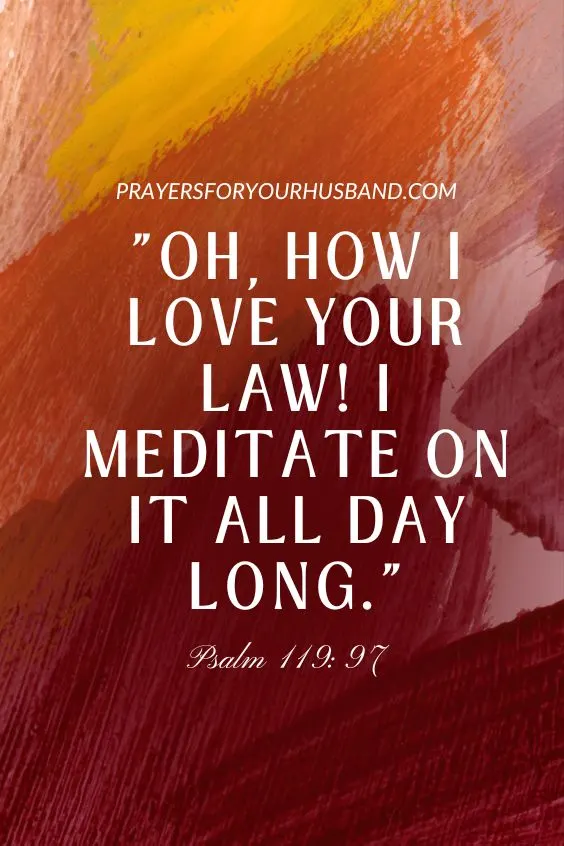 Prayer for My Husband and Family