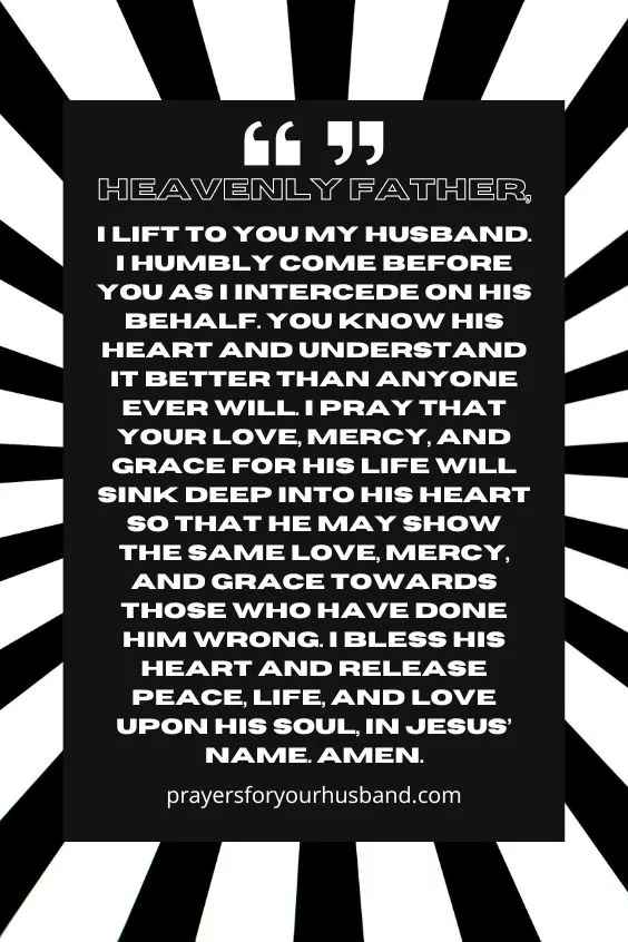 Prayer for an Unforgiving Husband