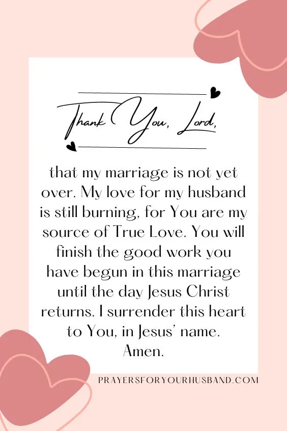 Prayer to Love My Husband Again