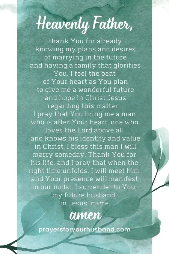 Single Woman&rsquo;s Prayer for a Husband