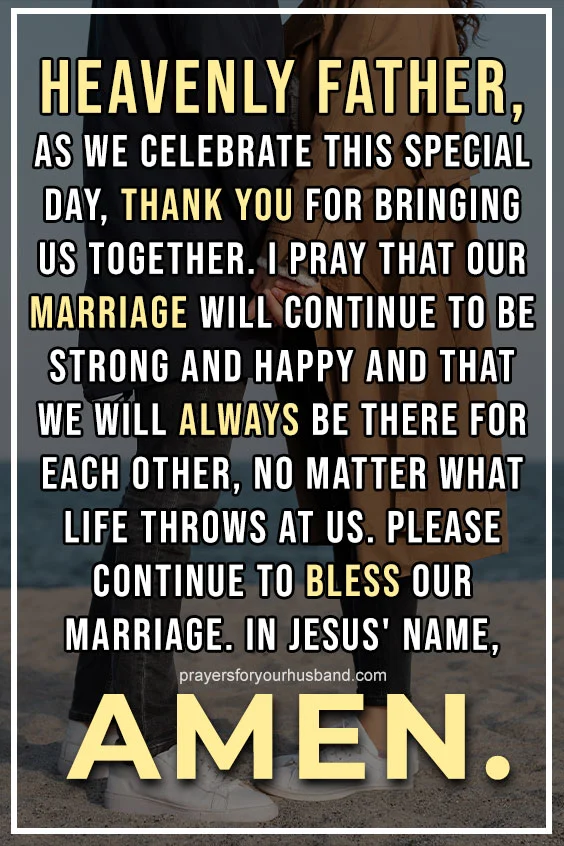 Heavenly Father, as we celebrate this special day, thank You for bringing us together.