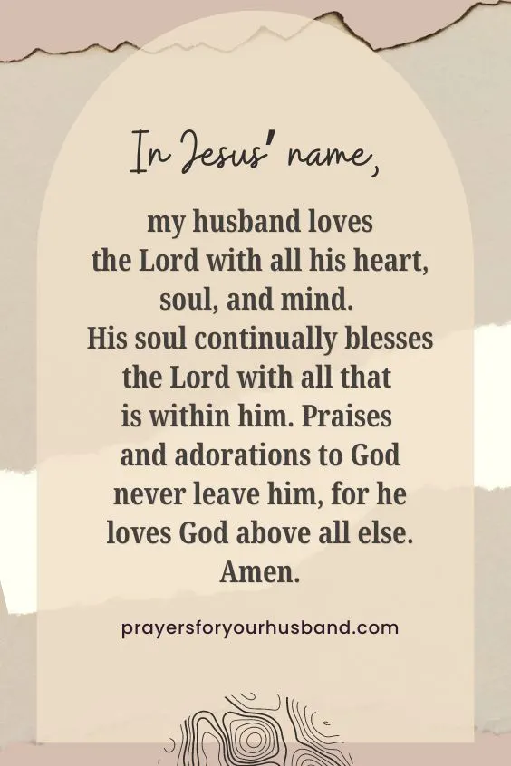 Prayer for My Husband's Soul
