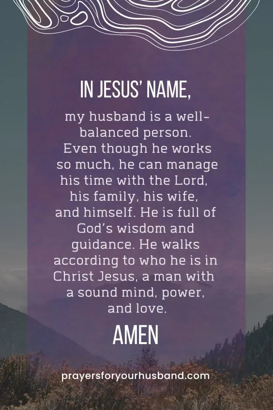 Best Prayers To Say For A Husband Who Works A Lot