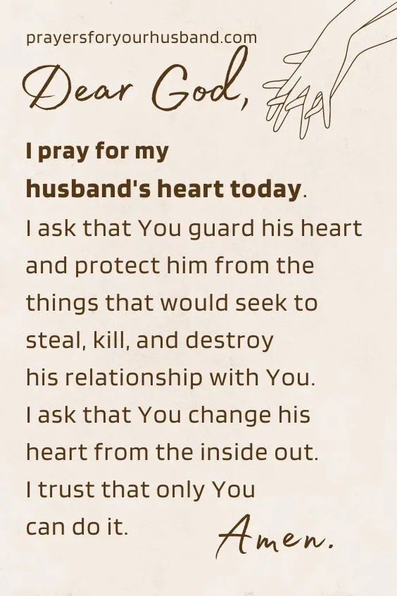 Prayer for Husband's Heart