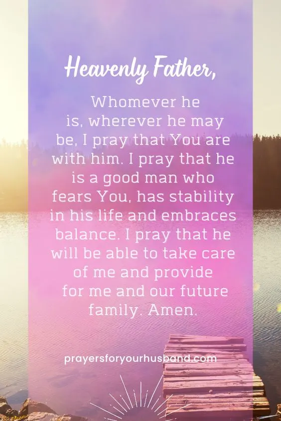 Prayer Points For My Future Husband