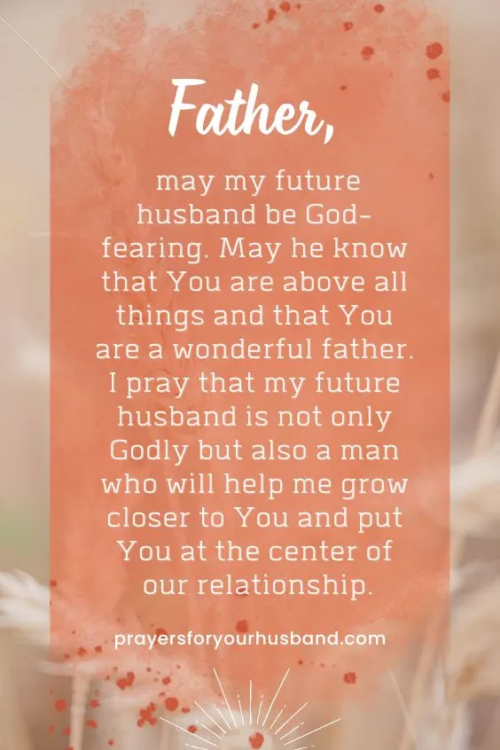 Prayer Points For My Future Husband