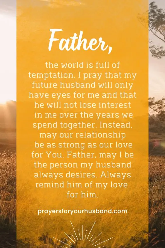 Prayer Points For My Future Husband