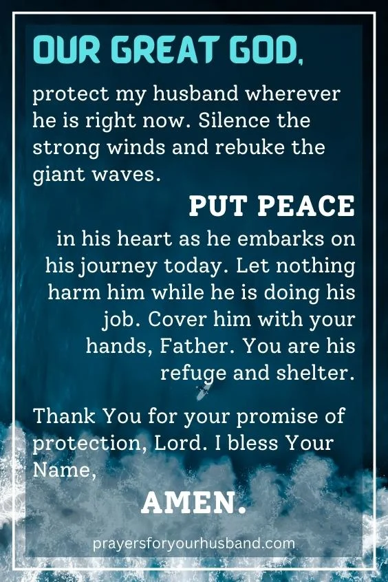 How To Pray for A Seafarer Husband