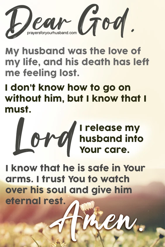 Prayer For A Deceased Husband Prayer For A Deceased Husband