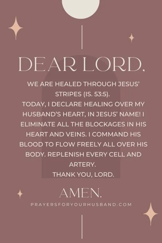 5 Prayers for my Husband’s Heart 5 Prayers for my Husband’s Heart