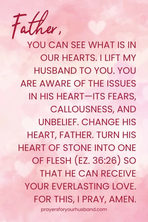 Prayers for my Husband&rsquo;s Heart
