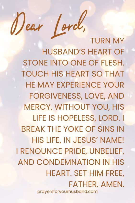 Prayers For My Husband’s Heart