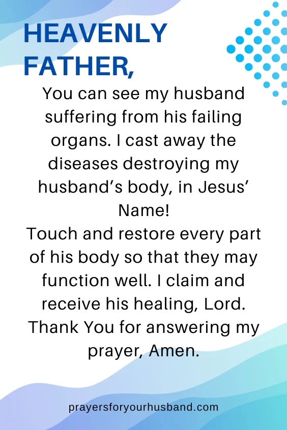 Prayers for my Husband&rsquo;s Health