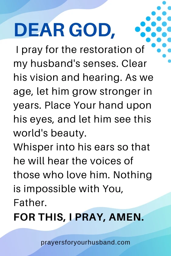 Prayers for my Husband&rsquo;s Health