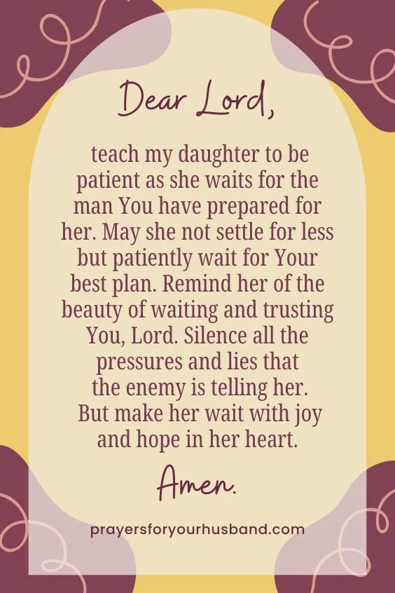 Prayer for Daughter to Find a Good Husband