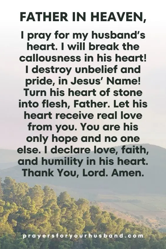 Prayer for Husband to Go to Church