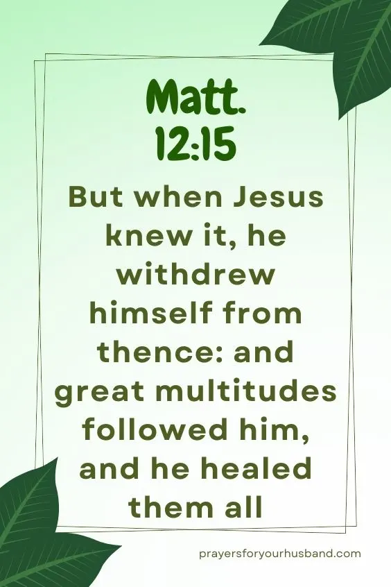 Prayer for Husband to Get Well Soon