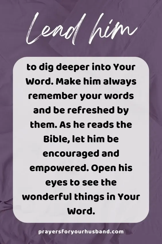 Prayer for My Husband Before He Goes to Bed