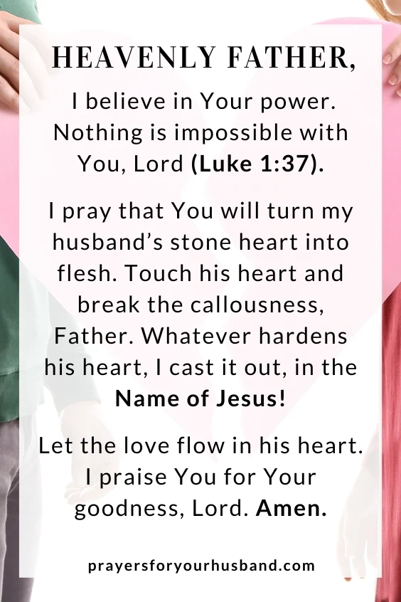 Heavenly Father, I believe in Your power. Nothing is impossible with You, Lord (Luke 1:37). I <a href=