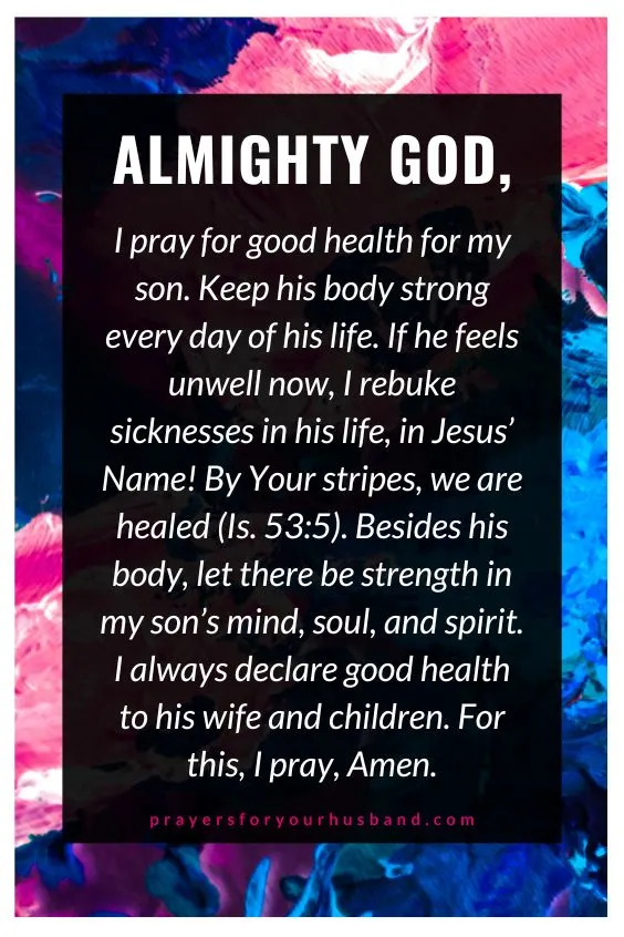 Prayer for a Son Who Is a Husband and Father