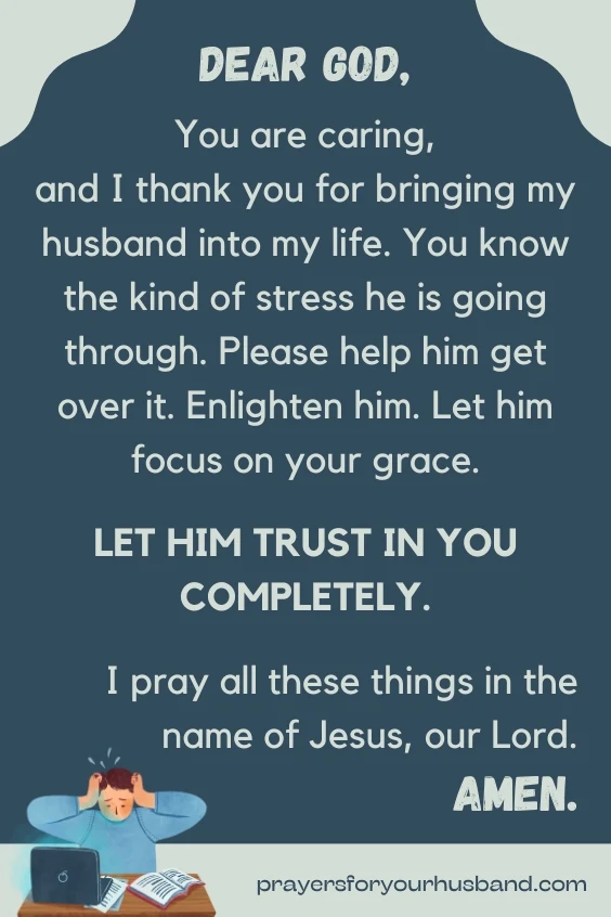 Prayer for a Husband Facing Stress