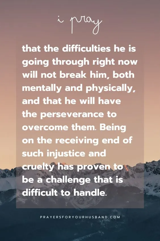 Prayer for an Abused Husband