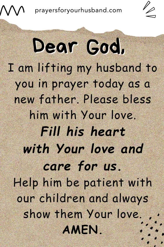Prayers For My Husband's Fatherhood