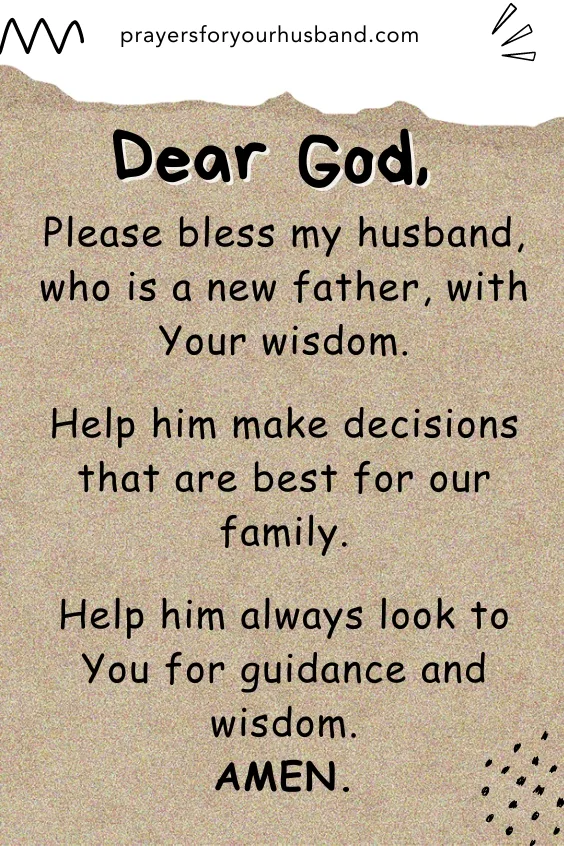 Prayers For My Husband's Fatherhood