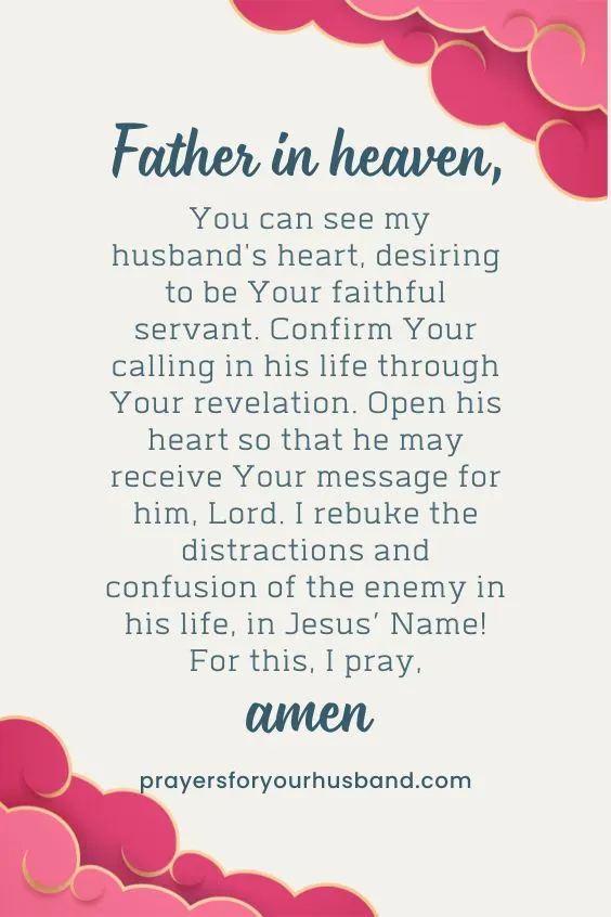 Prayer for My Husband Before He Preaches