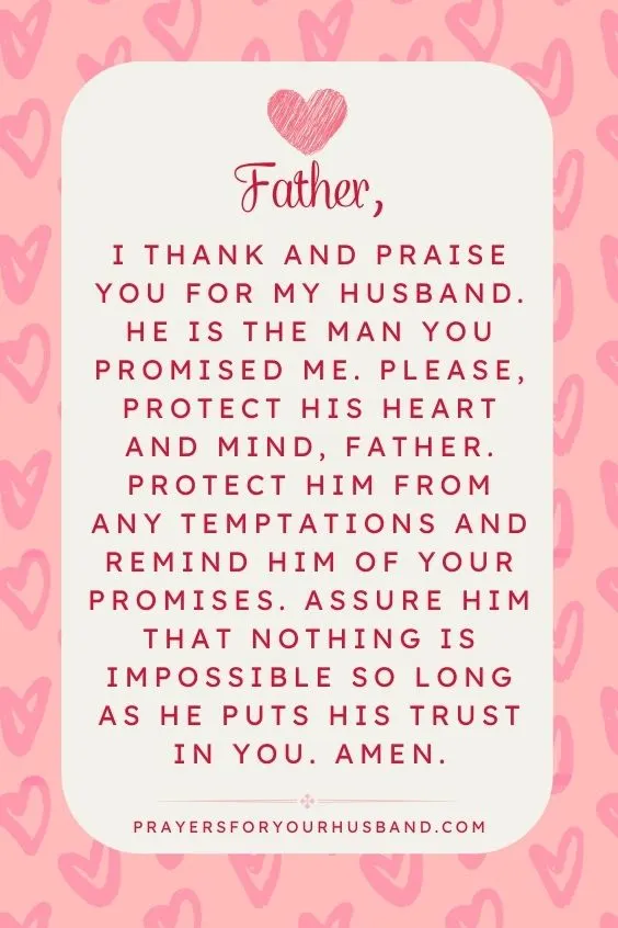 A Valentine Prayer For My Husband