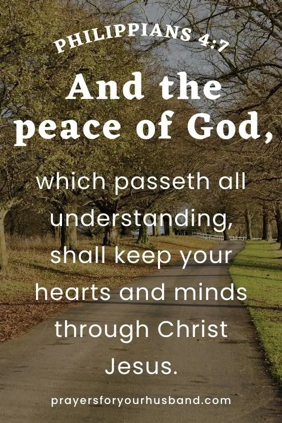 Afternoon Prayer for My Husband