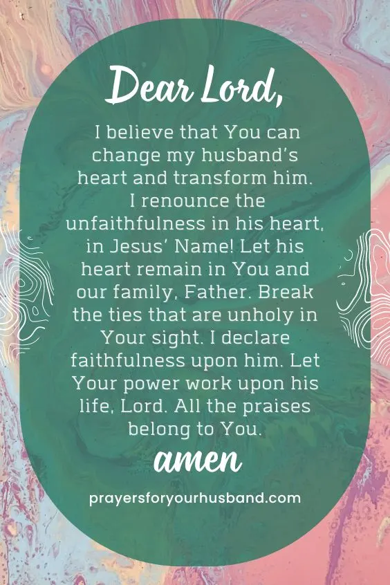 How to Pray for a Cheating Husband