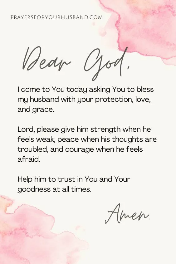 Powerful Prayer For My Husband