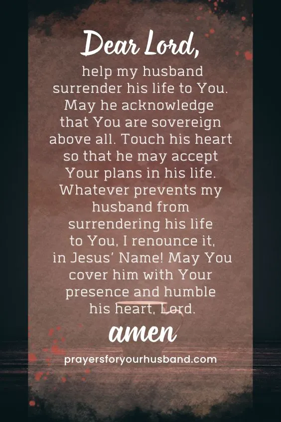 Prayer For Husband To Be Humble