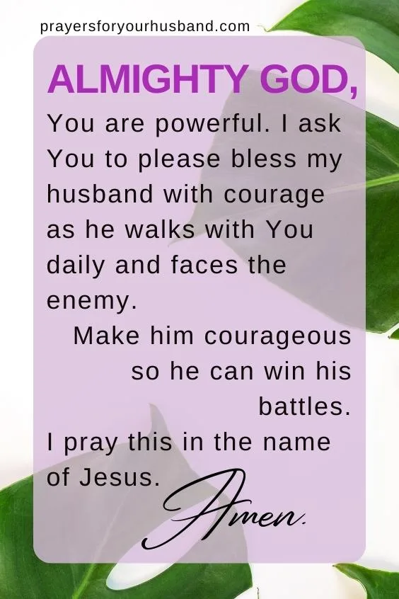 Prayer for Blessings for My Husband