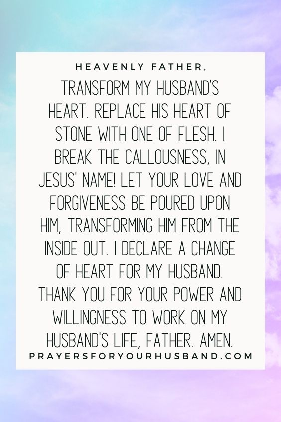 What Ways Can I Pray For My Husband's Heart?