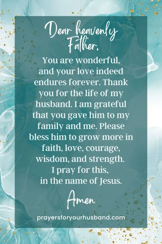 A Prayer For My Husband On His Birthday
