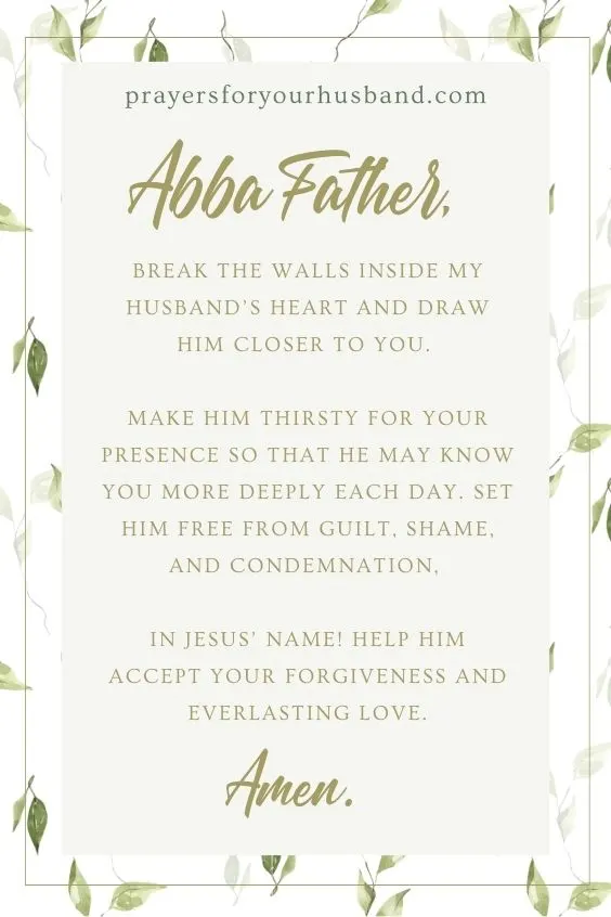 How Can I Help My Husband Get Closer To God?