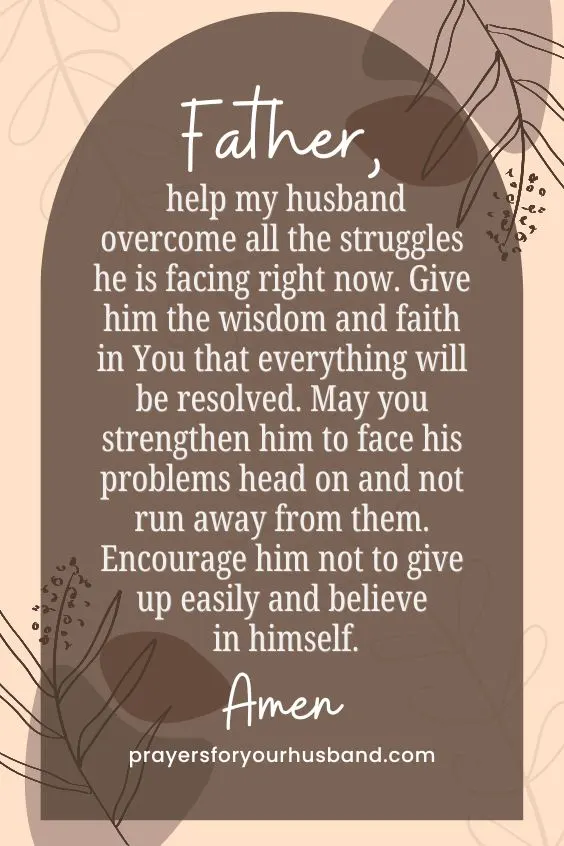 How Do I Pray For A Struggling Husband?