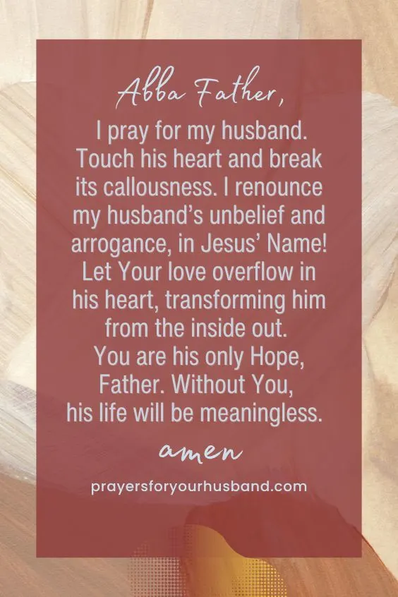 How Do I Pray for my Husband With a Hard Heart?