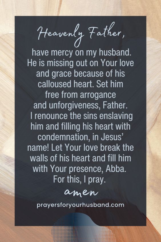 How Do I Pray For My Husband With A Hard Heart?