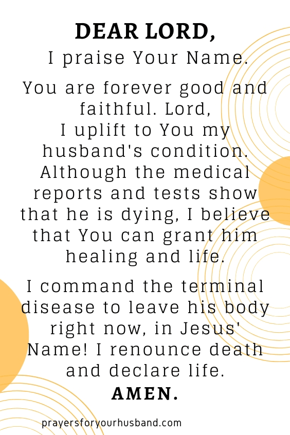 Prayer For Husband In Hospital