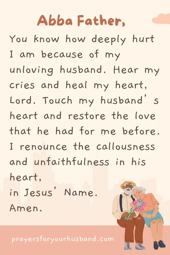 Prayer For Husband To Be Loving