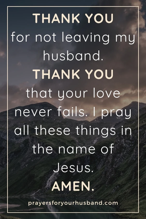Prayer for a Wandering Husband
