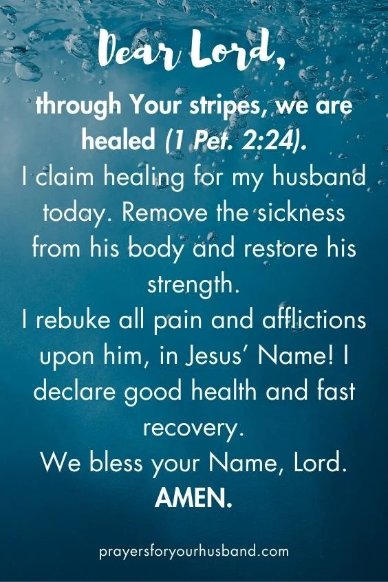 Prayer For My Sick Husband