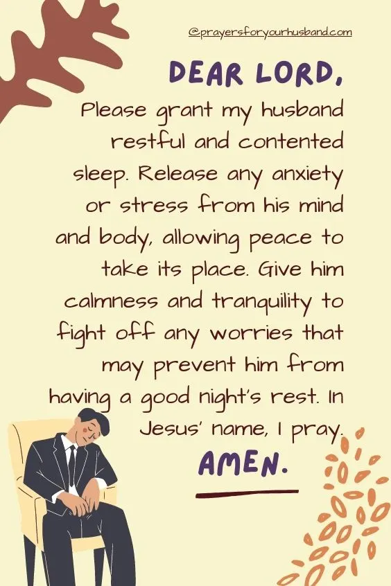 10 Ways To Use Prayer To Help Improve Your Spouse's Sleeping Habits